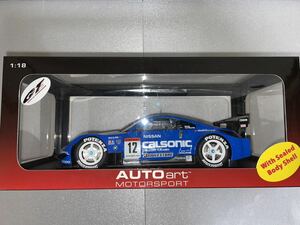 半額スタート　未使用未開封品　1/18 CALSONIC IMPAL Z -カルソニックインパルスZ- 2004 JGTC GT500 NISSAN #12(ブルー) オートアート 