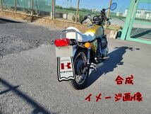 泥除け　泥よけフェンダーフラップ KH250KH400 350SS400SS750SSH2 Z1Z2 希少 旧車 70年代昭和カスタム カワサキ フラップ_画像2