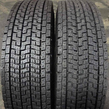 冬 4本SET 会社宛 送料無料 225/80R17.5 123/122 LT ヨコハマ ZEN903ZW 2021年製 地山 バリ溝 4t車 中型トラック 効き重視モデル NO,Z4157_画像4