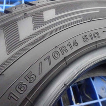 冬4本SET 会社宛 送料無料 165/70R14 81Q ダンロップ WINTER MAXX WM03 アクア ヴィッツ スペイド パッソ ベルタ ポルテ スイフト NO,Z4334_画像6