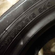 冬4本SET 会社宛 送料無料 175/65R15 84Q ヨコハマ アイスガード IG60 2021年製 iQ アクア ヴィッツ カローラ フィット スイフト NO,E7055_画像6