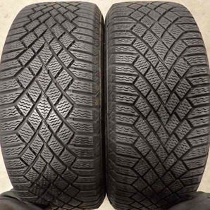 冬4本SET 会社宛送料無料 205/55R16×6.5J 94T コンチネンタル Viking Contact7 アウディ純正アルミ AUDI A3 シルバー 店頭交換OK NO,E7288の画像5