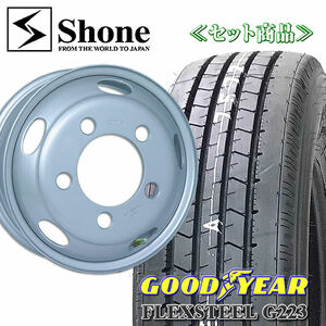  stock necessary verification Canter for Goodyear FLEX STEEL G223 195/85R16 114/112 LT iron wheel attaching 16×5.5 +115 2 ps price summer NO,GY026SH300-2