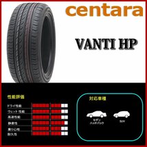 2023年製 新品 4本価格 会社宛 送料無料 235/35R19 夏 centara センタラ VANTI HP オデッセイ アルファード マークX 235/35-19 NO,FF60_画像4