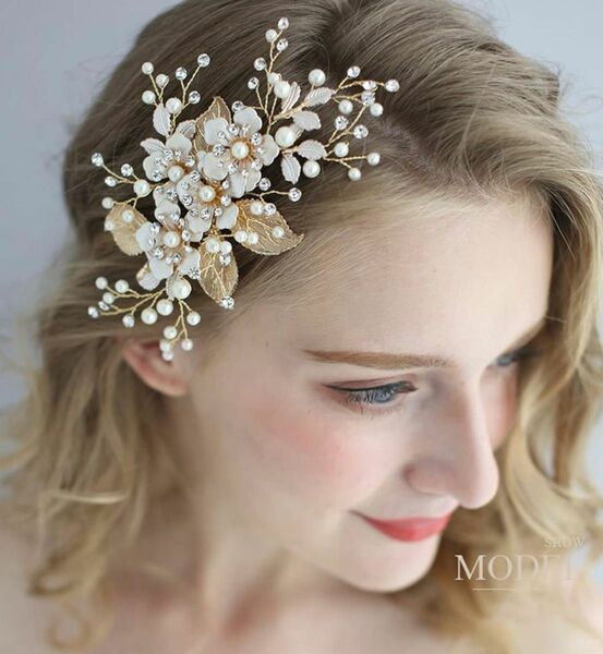 ヘアアクセサリー ヘッドドレス ウェディング 結婚式 髪飾り 卒業式 発表会