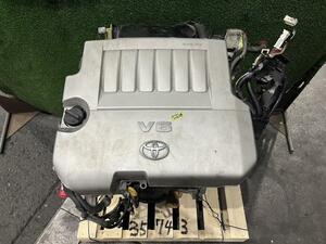 エスティマ DBA-GSR55W エンジンASSY アエラス 4WD 7人 1F7 2GR-FE 4WD 35743