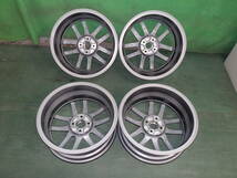 ☆未使用/新品　ホイール　NISSAN　日産　17×6.5J　+40　PCD100　4H　ダークグレー　17インチ　4本　AURA　☆_画像2