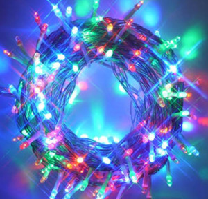 送料無料イルミネーションライト LED20球 4.9m ストリングライト クリスマス 電飾 クリスマスツリー室内専用