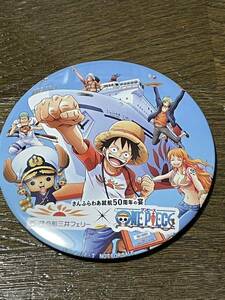 ワンピース サンフラワー コラボ 限定 BIG 缶バッジ ONE PIECE ルフィ