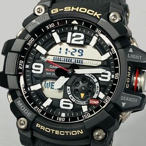 極美品 G-SHOCK GG-1000-1AJF MUDMASTER マッドマスター アナログ/デジタル アナデジ コンパス/温度計搭載 ツインセンサー ブラック 