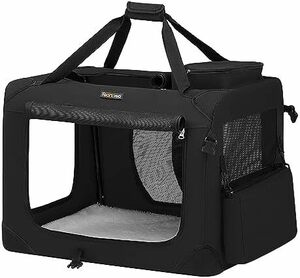 サイズ: 70L x 52W x 52H cm_ブラック キャリーバッグ 中大型犬 70×52×52cm 犬用 ペットキャリー 