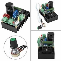  12-110V AC15-160V DC300W DCモータ 速度ドライバコントローラ 速度コントローラレギュレー PWM速度制_画像7