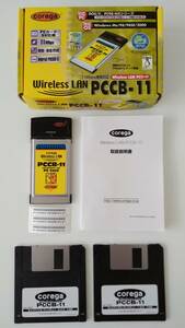  【☆TN-506】ジャンク品/corega/コレガ/wireless LAN PCCB-11/wireless LANカード/11Mbps規格対応/ネットワーク機器【HK】