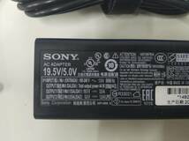 純正中古 SONY 【VGP-AC19V74】VAIO Tap 11 VAIO Fit 11A/13A 用 充電専用USB端子搭載 ACアダプター VGP-AC19V73対応 _画像2