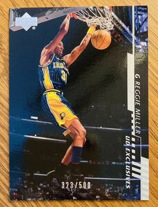 2000 UpperDeck Reggie Miller #65 UD Exclusive Silver /500