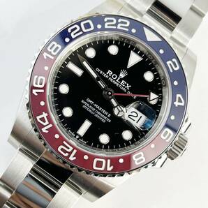 未使用美品 ロレックス ROLEX GMTマスター2 126710BLRO オイスターブレス 腕時計 メンズ  青赤 ペプシ 2021年購入 ランダム 自動巻きの画像1