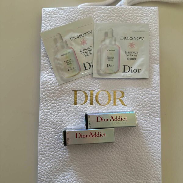 Dior ディオール アディクト リップ マキシマイザー 001 ミニ　2個(サンプル、袋付き)
