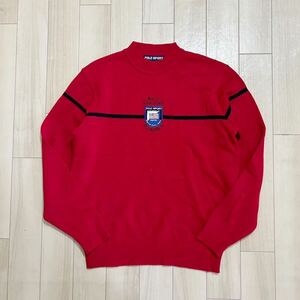 極美品/POLO SPORT/ポロスポーツ/Ralph Lauren/ラルフローレン/ウール/ニット/セーター/90s/オールド/ヴィンテージ/L