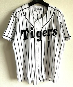 ミズノ　阪神タイガース　ホームレプリカユニフォーム#1　鳥谷敬　M　刺繍