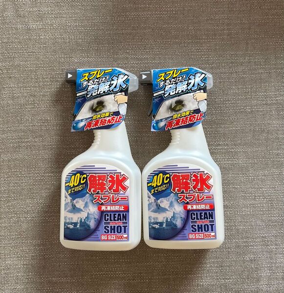 解氷スプレー トリガー500 古河薬品工業 500ml 2本