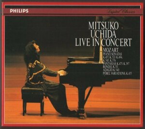 14346★内田光子 / モーツァルト・イヤー / ライヴ・イン・コンサート / 1991年5月,東京サントリーホール,LIVE / 2CD / PHILIPS / 独盤