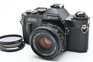1A-955 Canon キヤノン AV-1 New FD 50mm f/2 一眼レフフィルムカメラ マニュアルフォーカス