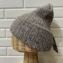 新品 BLACK SHEEP ブラックシープ 英国製 ニット帽 キャップ 帽子 ビーニー ワッチ ウール イギリス製 ブラウン 玉mc2385_画像3