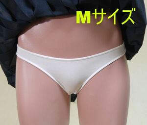 送料無料 アニメに出てくるような 白 無地 パンティ！男子が思う女子高生のパンツはこうでなくっちゃ Mサイズ ショーツ