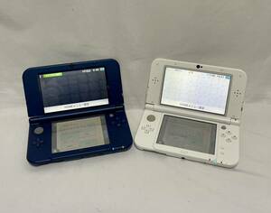 1円〜New NINTENDO 3DS LL本体2台まとめ売り　通電確認済み