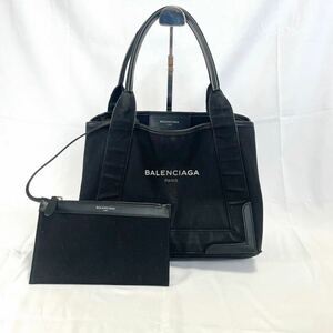  Balenciaga бегемот ss большая сумка черный парусина Logo BALENCIAGA бегемот s чёрный 