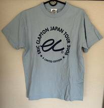 MM23 【未着用】エリック・クラプトン 2006年 12月5日武道館公演 Tシャツ ヴィンテージ Eric Clapton Budokan Japan Tour T shirt vintage_画像1