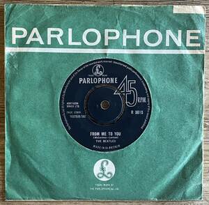 【UK 7inchオリジナル】The Beatles - From Me To You/Thank You Girl