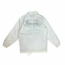 90s simple deadstock コーチジャケット　裏地有　JACKET サイズM skate スケート　デッドストック　フラッシャー付き_画像2