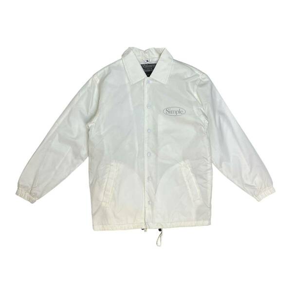 90s simple deadstock コーチジャケット　裏地有　JACKET サイズM skate スケート　デッドストック　フラッシャー付き