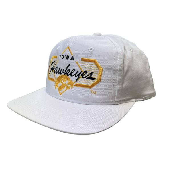 90s IOWA University 大学　college iowahawkeyeys ホークアイズ　NCAA vintageキャップ 帽子 deadstock