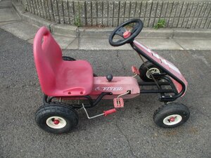 【中古】RADIO FLYER ラジオフライヤー 足蹴りカー ペダルカー 子供用 4輪バギー 乗用玩具 ビンテージ 希少 引取歓迎　送料着払い