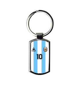 Metal Keychain キーホルダー メタル キーチェーン【 Lionel Messi / リオネル・メッシ 】サッカー アルゼンチン -1