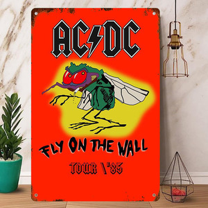 Rock Poster/ロックポスター【 AC/DC / エーシー・ディーシー 】ブリキ看板/雑貨/ヴィンテージ/メタルプレート/レトロ/アンティーク風 -7