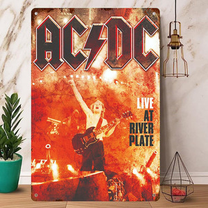 Rock Poster/ロックポスター【 AC/DC / エーシー・ディーシー 】ブリキ看板/雑貨/ヴィンテージ/メタルプレート/レトロ/アンティーク風 -11