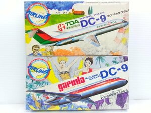 ハセガワ 1/200 ダグラス DC-9 東亜国内航空 & ガルーダ インドネシア航空 キット (1141-650)