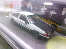 ホビージャパン 1/64 頭文字D イニシャルD AE86 スプリンター トレノ プロジェクトD 4A-GE エンジン付 2台セット (1534-176)_画像2