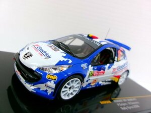 イクソ 1/43 プジョー 207 S2000 #17 Rally Ypres 2008 P.Snijers (6144-73)