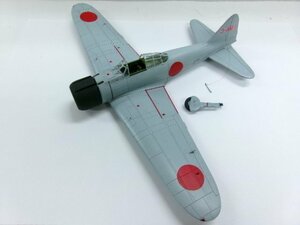 詳細不明 1/48 零戦 プラモデル 完成品 (8542-52)