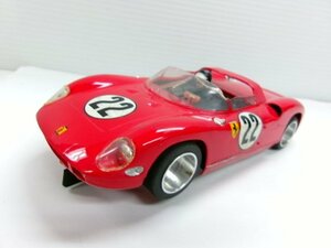 モノグラム 1/24 ? フェラーリ 275P ボディ + プラフィット シャーシ スロットカー 個人製作品 (7115-27)