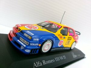 ミニチャンプス 1/43 アルファロメオ 155 V6 TI #18 Team Schubel DTM 1994 K.Nissen (3334-711)