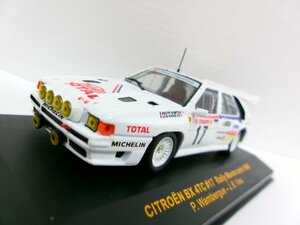 イクソ 1/43 シトロエン BX 4TC #17 モンテカルロラリー 1986 P.Wambergue (6144-120)