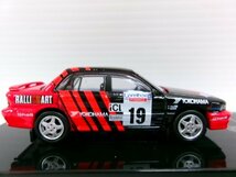 パラゴン 1/64 三菱 ギャラン VR-4 1992年 RACラリー #19 ADVAN (4122-236)_画像3