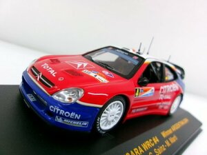 イクソ 1/43 シトロエン クサラ WRC #4 アルゼンチンラリー 2004 ウィナー C.サインツ (6144-159)