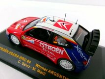 イクソ 1/43 シトロエン クサラ WRC #4 アルゼンチンラリー 2004 ウィナー C.サインツ (6144-159)_画像6