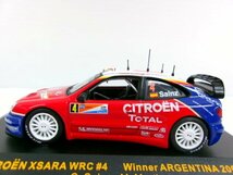 イクソ 1/43 シトロエン クサラ WRC #4 アルゼンチンラリー 2004 ウィナー C.サインツ (6144-159)_画像4